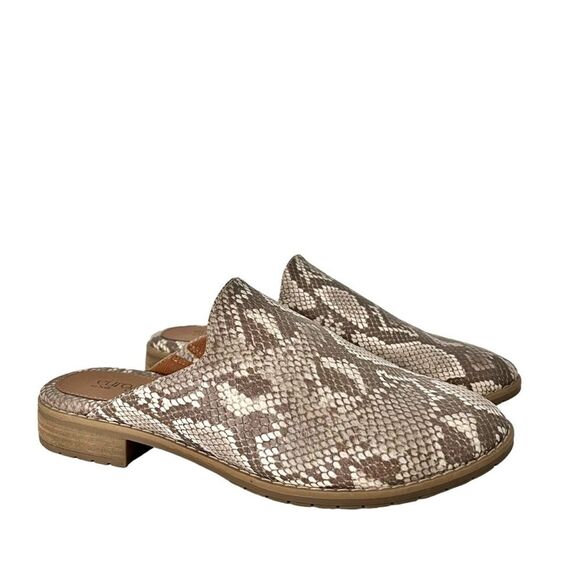 Sofft Shoes - Euro Soft By Sofft Winona Snakeskin Mules Size 9.5